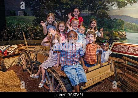 Alabama Madison County, Huntsville, EarlyWorks Kindermuseum, Geschichte, Sammlungen, Ausstellungsausstellung Sammlung, fördern, Produktprodukte Verkauf anzeigen Stockfoto