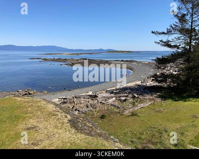 Helliwell Provincial Park, Hornby Island, British Columbia, Kanada Stockfoto