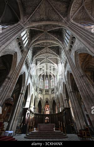 Die Primatiale Kathedrale St. Andreas von Bordeaux, Bordeaux, Frankreich, 9. September 2025. (CTK Photo/Vaclav Salek) Stockfoto