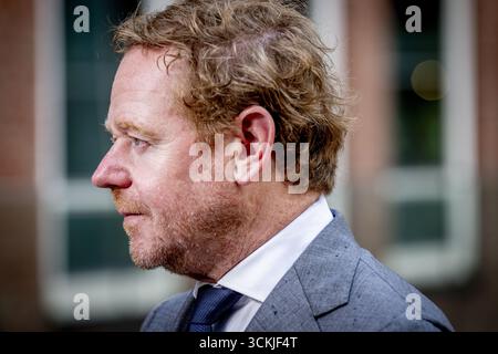 DEN HAAG – scheidender Außenminister und Minister für Asyl und Migration, David van Weel, im Ministerium für Allgemeine Angelegenheiten für die wöchentliche Kabinettssitzung. ANP /HOLLANDSE HOOGTE /ROBIN UTRECHT niederlande Out - belgien Out Stockfoto