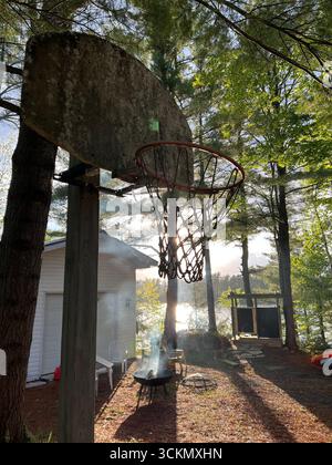 Basketballkorb Stockfoto