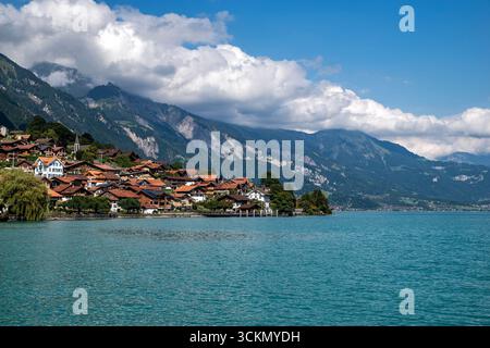 Oberried am Brienzersee Stockfoto