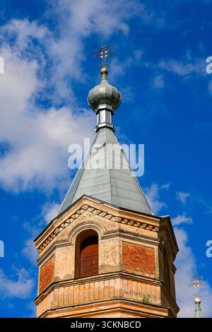 Die orthodoxe Kathedrale St. Isidor in Valga, Estland, im Baltikum Stockfoto