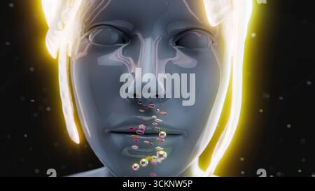 Geruchssinn, konzeptionelle Illustration. Stockfoto