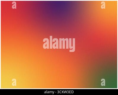 Dynamischer abstrakter Hintergrund mit orangefarbenem und violettem Farbverlauf und weicher Textur. Perfekt für modernes Design, digitale Kunst, Poster, Web, Marke Stock Vektor