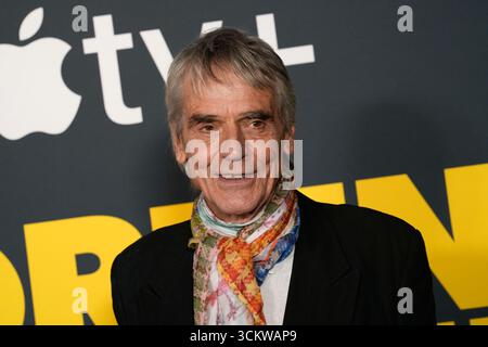 Jeremy Irons besucht die Apple TV+-Serie The Morning Show Staffel 4, die am Dienstag, 9. September 2025, im Museum of Modern Art in New York City stattfindet. Foto von Jennifer Graylock-Alamy Stockfoto