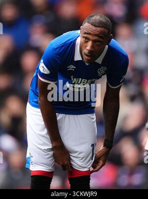 Rangers' Derek Cornelius während des William Hill Premiership Matches im Ibrox Stadium, Glasgow. Bilddatum: Samstag, 13. September 2025. Stockfoto