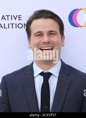 13 . September 2025 . West Hollywood, Kalifornien - Jason Ritter beim 11. Jährlichen Humanitarian Award der Creative Coalition, der in der Vidiots Foundation - Craig's Restaurant in West Hollywood stattfindet. (Kreditbild: © FS/AdMedia via ZUMA Press Wire) NUR REDAKTIONELLE VERWENDUNG! Nicht für kommerzielle ZWECKE! Stockfoto