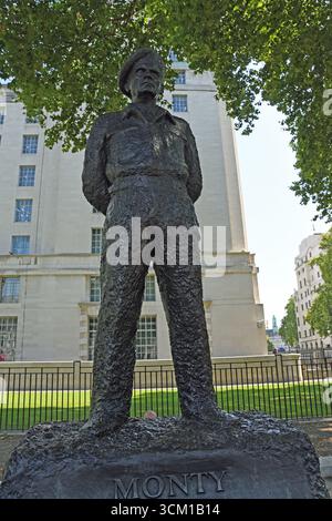 Feldmarschall Bernard Law Montgomery, 1. Viscount Montgomery of Alamein (17. November 1887 bis 24. März 1976), auch Monty genannt, war ein britischer A Stockfoto