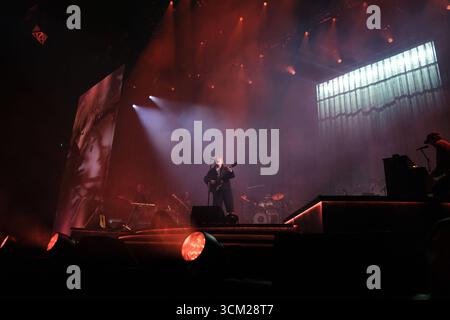 Großbritannien: Lewis Capaldi Lewis Capaldi bei OVO Hydro in Glasgow, Schottland am 13. September 2025 Foto: Lewis Capaldi Foto: Aimee Todd Glasgow OVO Hydro Scotland Copyright: XPhotoxbyxAimeexToddx Stockfoto