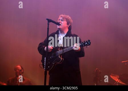 Großbritannien: Lewis Capaldi Lewis Capaldi bei OVO Hydro in Glasgow, Schottland am 13. September 2025 Foto: Lewis Capaldi Foto: Aimee Todd Glasgow OVO Hydro Scotland Copyright: XPhotoxbyxAimeexToddx Stockfoto
