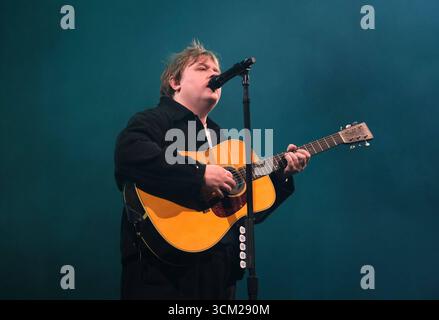 Großbritannien: Lewis Capaldi Lewis Capaldi bei OVO Hydro in Glasgow, Schottland am 13. September 2025 Foto: Lewis Capaldi Foto: Aimee Todd Glasgow OVO Hydro Scotland Copyright: XPhotoxbyxAimeexToddx Stockfoto