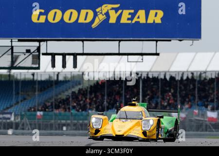 Towcester, Großbritannien. September 2025. [43]/INTER EUROPOL COMPETITION/Oreca 07 - Gibson/Jakub SMIECHOWSKI (POL)/Tom DILLMANN (FRA)/Nicholas YELLOLY (GBR) Aktion am Sonntag, den 14. September 2025 während der European Le Mans Series, Goodyear 4 Hours of Silverstone 2025 auf dem Silverstone Circuit, Vereinigtes Königreich. (Quelle: Rob Gray/Alamy Live News Stockfoto