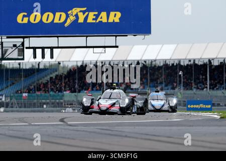 Towcester, Großbritannien. September 2025. [24]/NIELSEN RACING/Oreca 07 - Gibson/Cem B…L†KBA?I (TUR)/Ferdinand HABSBURG (AUT)/Filipe ALBUQUERQUE (POR) Aktion am Sonntag, den 14. September 2025 während der European Le Mans Series, Goodyear 4 Hours of Silverstone 2025 auf dem Silverstone Circuit, Vereinigtes Königreich. (Quelle: Rob Gray/Alamy Live News Stockfoto