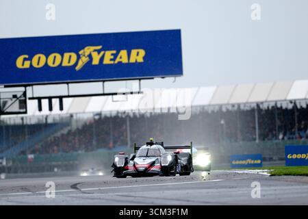 Towcester, Großbritannien. September 2025. [24]/NIELSEN RACING/Oreca 07 - Gibson/Cem B…L†KBA?I (TUR)/Ferdinand HABSBURG (AUT)/Filipe ALBUQUERQUE (POR) Aktion am Sonntag, den 14. September 2025 während der European Le Mans Series, Goodyear 4 Hours of Silverstone 2025 auf dem Silverstone Circuit, Vereinigtes Königreich. (Quelle: Rob Gray/Alamy Live News Stockfoto