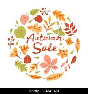 Herbst-Sale-Hintergrund Stock Vektor