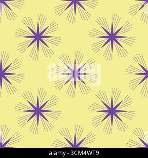 Silhouetten magische Symbole nahtloses Muster mit magischen Elementen wie Schlange, Auge, Tarotkarten, Hand, Schädel, Trank, Mond, Schmetterling, Pilze, St. Stock Vektor