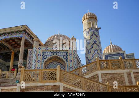Hazrat-Khizr-Moschee in Samarkand, Usbekistan Stockfoto