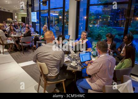 Paris, Frankreich, Group People, IAS Meeting, DER das Prep Implemtation Tool einführt, Stockfoto