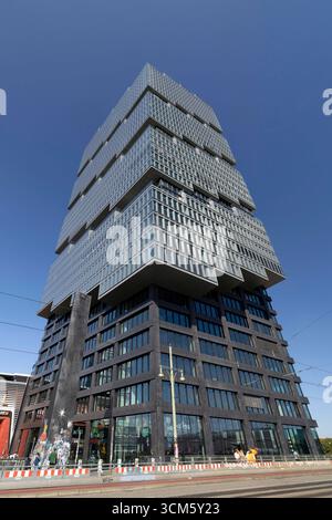 Berlin, Impressionen aus der Hauptstadt, 06.09.2025 RAND East Side Tower, Amazonasturm, Warschauer Brücke, Friedrichshain-Kreuzberg, Berlin, Deutschla Stockfoto