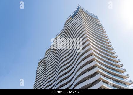 09.09.2025 - Batumi, Georgia - Orbi Residence Building Stockfoto