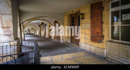Impressionen in der Altstadt von Bienne, Kanton Bern, Schweiz Stockfoto