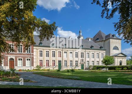 Neue Abt-Unterkünfte in der Abdij van Vlierbeek, ehemalige Benediktinerabtei in Kessel-Lo bei Leuven, Flämisch-Brabant, Belgien Stockfoto