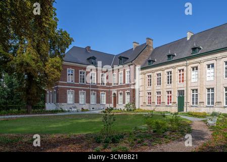 Neue Abt-Unterkünfte in der Abdij van Vlierbeek, ehemalige Benediktinerabtei in Kessel-Lo bei Leuven, Flämisch-Brabant, Belgien Stockfoto