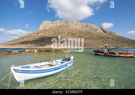 Stavros, Gold Coast Bay, Zorba's Beach, Filmset für den Film Alexis Zorbas, Halbinsel Akrotiri, Traumstrand, Chania, Kreta, Griechenland, Europa, GR, trave Stockfoto