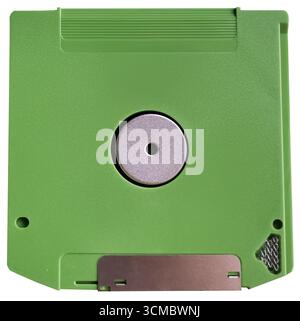 ZIP-Laufwerke speichern 100 MB Daten, Diskette Magnetic Record, veraltete Zip-Disks, Vintage-Retro-Computerspeichertechnologie, Datenspeicherung, mit Stockfoto