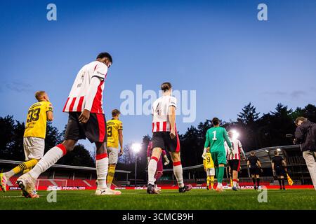 Eindhoven, Niederlande. September 2025. EINDHOVEN, 13.09.2025, PSV Campus de Herdgang, Saison 2025/2026, niederländischer Keuken Kampioen Divisie Football, Spiel zwischen Jong PSV - Roda JC Kerkrade, Foto zeigt Credit: Pro Shots/Alamy Live News Stockfoto