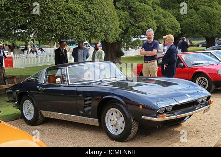 ISO Grifo Serie 2 (1972), Concours of Elegance 2025, Hampton Court Palace, London, Großbritannien, Europa Stockfoto