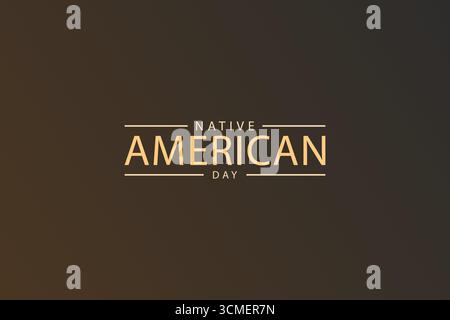 Die Bedeutung des Tags der Ureinwohner würdigt das Erbe Stock Vektor