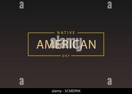 Die Bedeutung des Tags der Ureinwohner würdigt das Erbe Stock Vektor