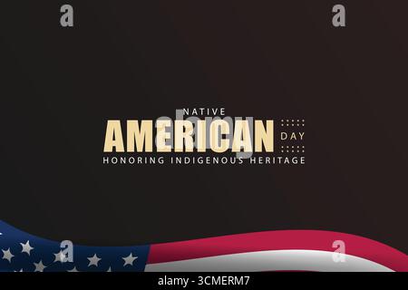 Die Bedeutung des Tags der Ureinwohner würdigt das Erbe Stock Vektor