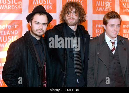 Kaiser Chiefs bei den Meteor Ireland Music Awards, The Point, Dublin – 2. Februar 2006. Stockfoto