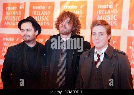 Kaiser Chiefs bei den Meteor Ireland Music Awards, The Point, Dublin – 2. Februar 2006 Stockfoto