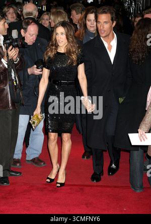 Matthew McConaughey und Sarah Jessica Parker bei der Premiere von „Failure to Launch“ in New York City am 8. März 2006 Stockfoto