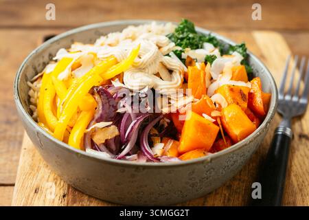 Hausgemachte Red Kuri Squash Schüssel Stockfoto