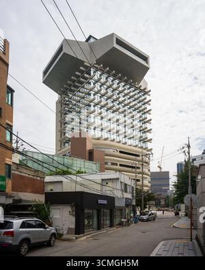 Haus Nowhere Gentle Monster Store in Seongsu-dong, Seoul Korea. Ein neuer Concept Shop im Zentrum der kreativen Revolution von Seoul Stockfoto