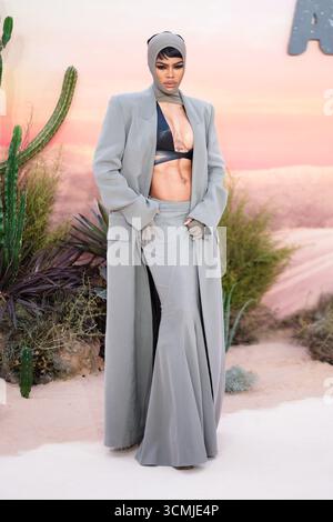 London, Großbritannien. September 2025. Teyana Taylor wurde bei der Londoner Premiere von One Battle nach the Anderen gesehen. Bildnachweis: Julie Edwards./Alamy Live News Stockfoto
