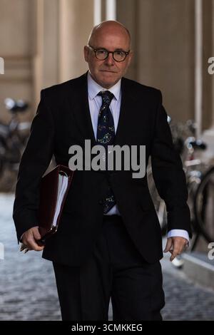 London, Großbritannien. September 2025. Der Generalstaatsanwalt Richard Hermer kommt in der Downing Street an, um an der wöchentlichen Kabinettssitzung teilzunehmen. Quelle: Wiktor Szymanowicz/Alamy Live News Stockfoto