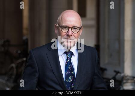 London, Großbritannien. September 2025. Der Generalstaatsanwalt Richard Hermer kommt in der Downing Street an, um an der wöchentlichen Kabinettssitzung teilzunehmen. Quelle: Wiktor Szymanowicz/Alamy Live News Stockfoto