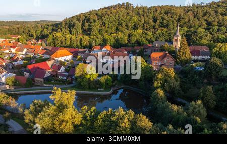 Bilder aus Güntersberge im Harz Selketal Stockfoto