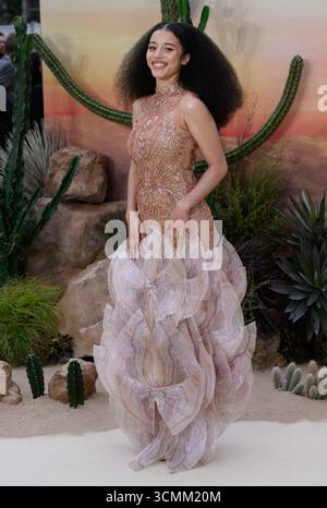 London, Großbritannien. September 2025. Chase Infiniti nahm am 16. September 2025 an der britischen Premiere von One Battle After Another in London teil. Foto: Stuart Hardy/ABACAPRESS.COM Credit: Abaca Press/Alamy Live News Stockfoto