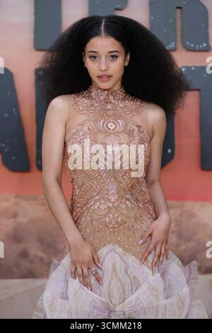 London, Großbritannien. September 2025. Chase Infiniti nahm am 16. September 2025 an der britischen Premiere von One Battle After Another in London teil. Foto: Stuart Hardy/ABACAPRESS.COM Credit: Abaca Press/Alamy Live News Stockfoto