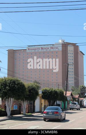 Playas de Rosarito, Baja California, Mexiko - 15. März 2025: Strände von Rosarito an der Küste von Baja California, Mexiko Stockfoto