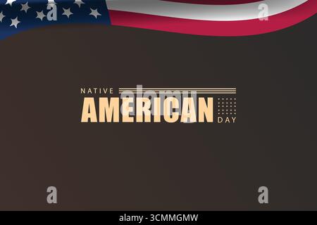 Die Bedeutung des Tags der Ureinwohner würdigt das Erbe Stock Vektor