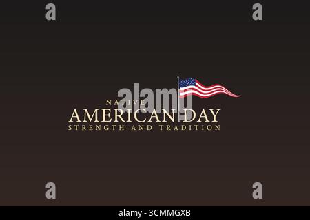 Die Bedeutung des Tags der Ureinwohner würdigt das Erbe Stock Vektor