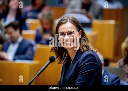 THE HAAG - Mirjam Bikker Christian Union am ersten Tag der Allgemeinen politischen Überlegungen ANP /HOLLANDSE HOOGTE /ROBIN UTRECHT netherlands Out - belgien Out Stockfoto